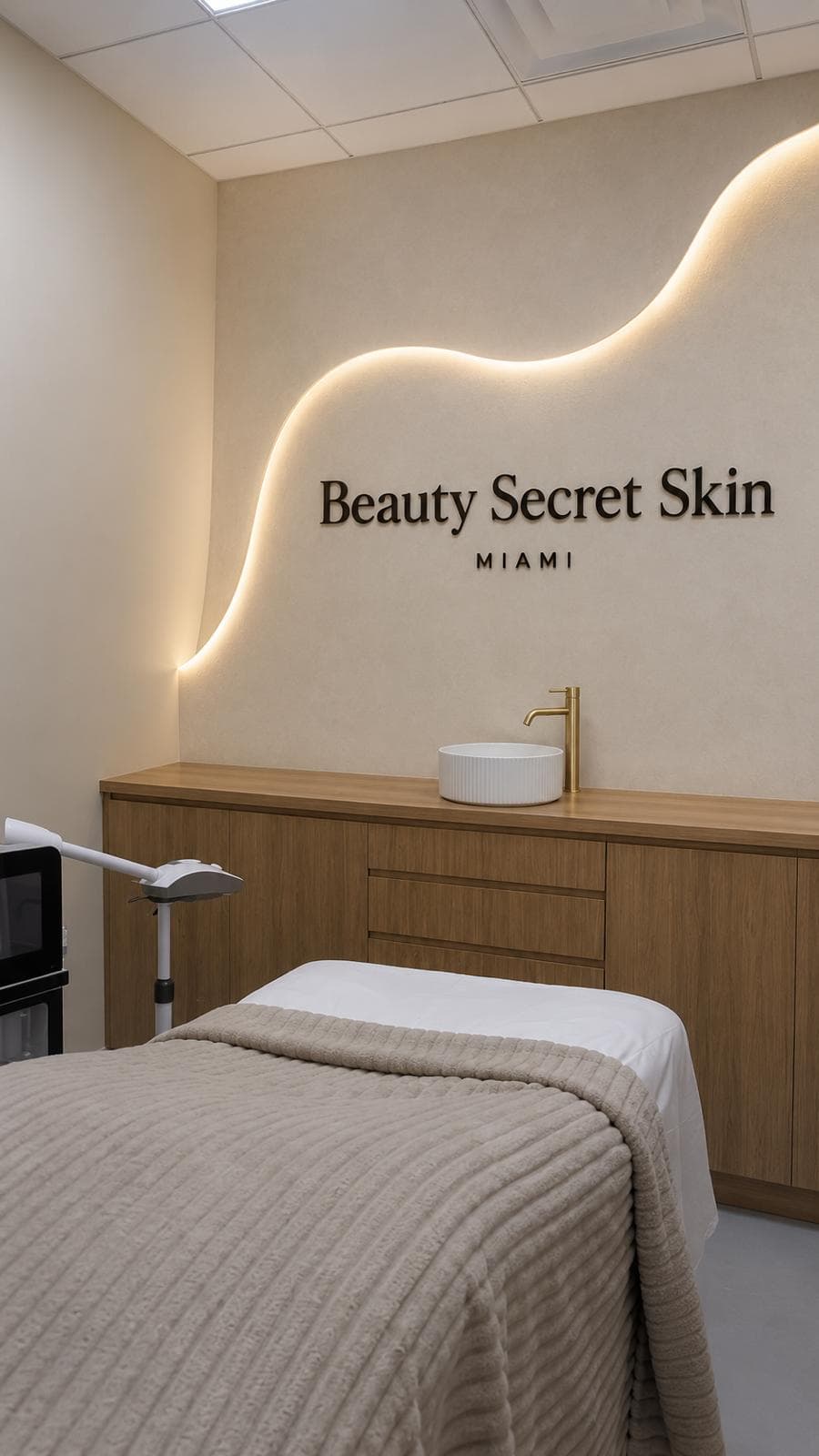 Cabina de Beauty Secret Skin Miami